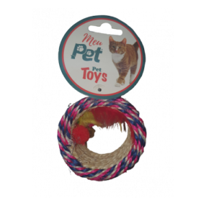 Brinquedo Argola Interativa p/ Gatos 08x04cm  Brinquedo Argola Interativa p/ Gatos 08x04cm