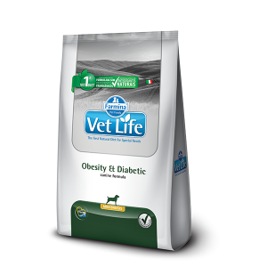 Ração Vet Life Cão Obesity Diabetic Mini 2KG Ração Vet Life Cão Obesity Diabetic Mini 2KG